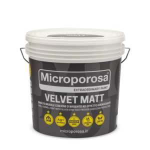 MICROPOROSA VELVET SMALTO MURALE OPACO