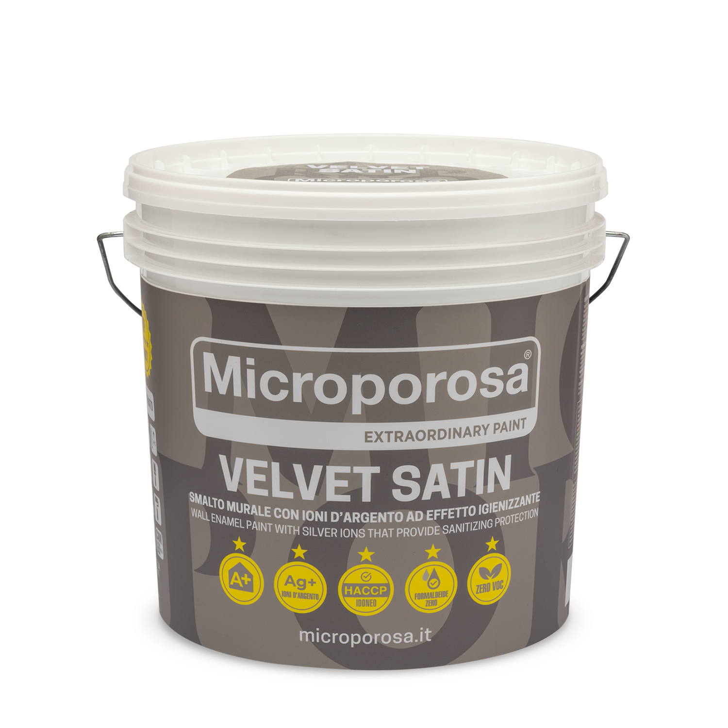 MICROPOROSA VELVET SMALTO MURALE SATINATO