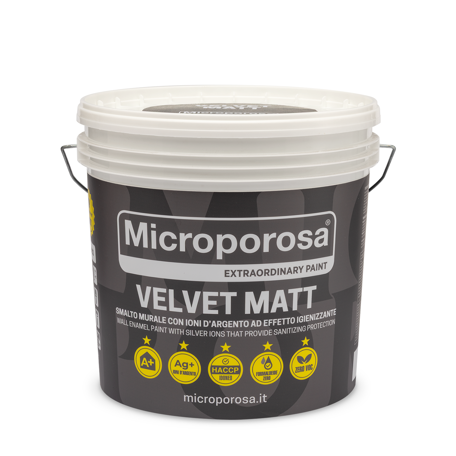 MICROPOROSA VELVET SMALTO MURALE OPACO