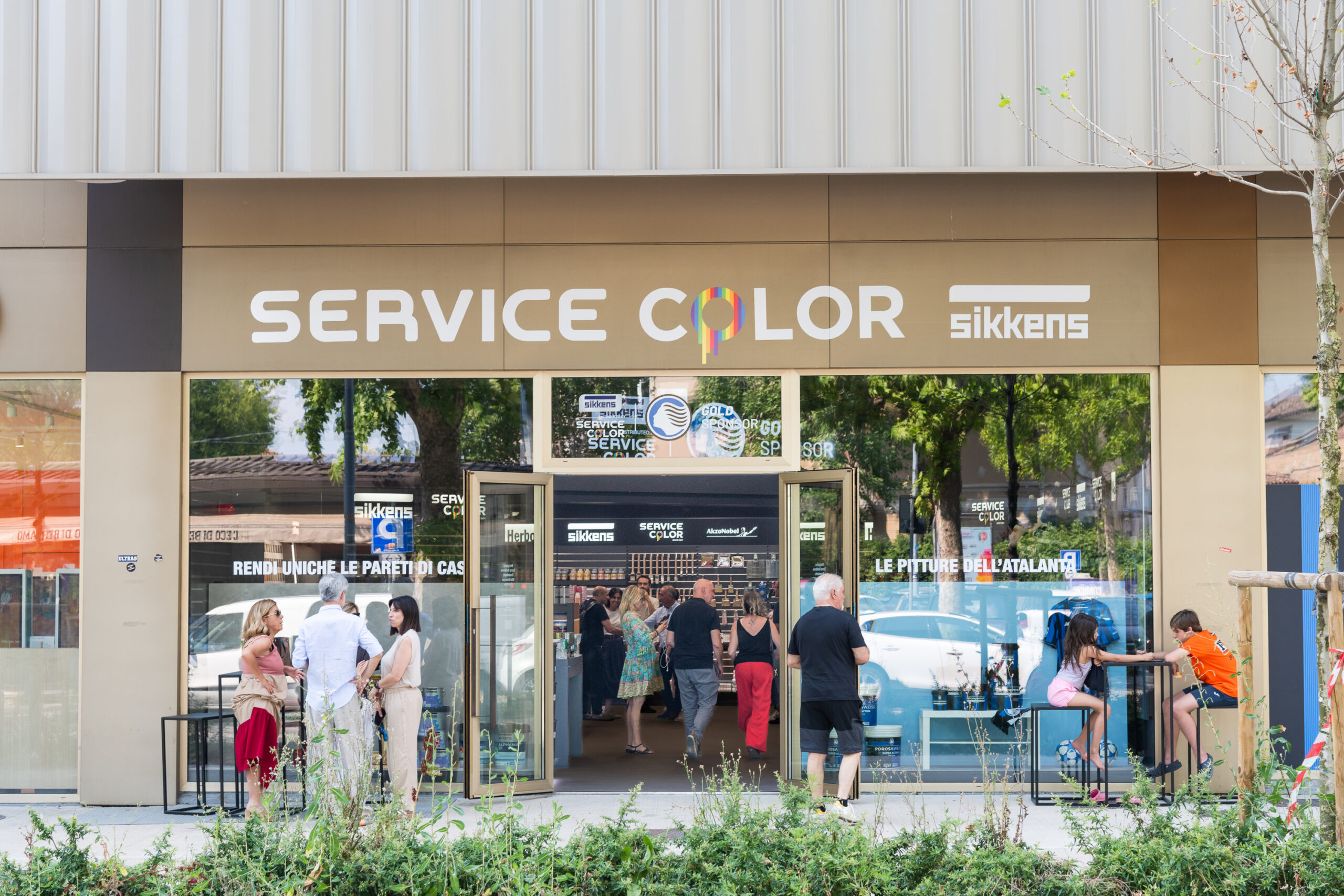 Il nuovo punto vendita di Bergamo